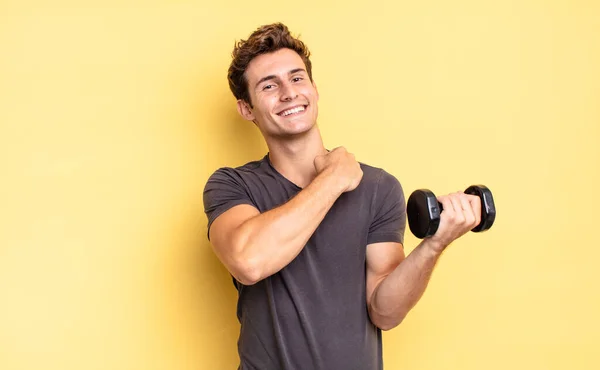 Zich Gelukkig Positief Succesvol Voelen Gemotiveerd Zijn Bij Een Uitdaging — Stockfoto