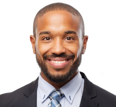 Genç serin siyah adam