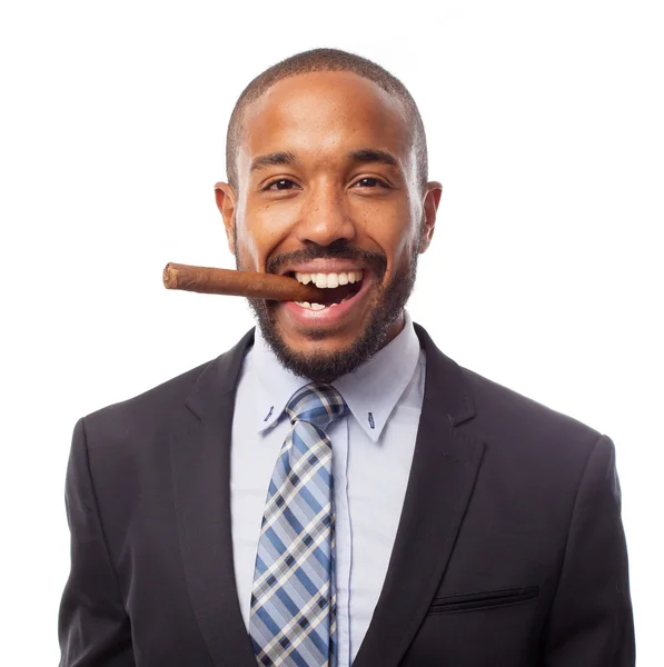 Young cool black man success concept — Stock Photo, Image