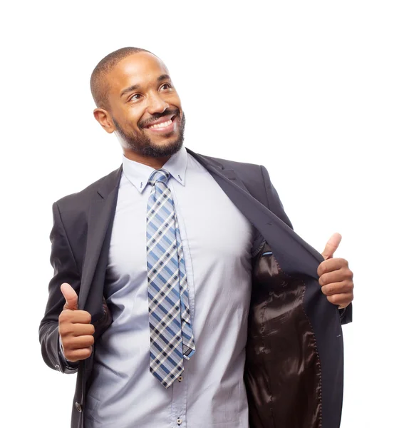 Young cool black man proud concept — Stock Photo, Image