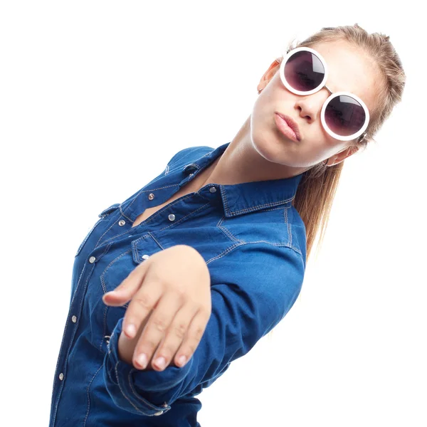 Young cool woman posing — Stock Photo, Image