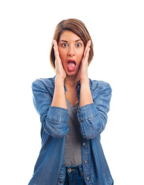 genç güzel kadın sürpriz