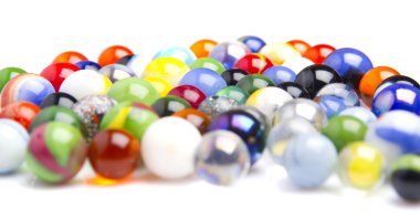 Colorful glass balls clipart