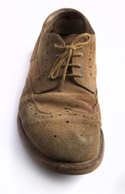 Closeup eski Ayakkabı