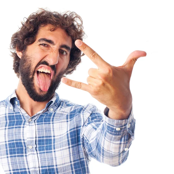 Young disagree gesture — Stock Photo, Image