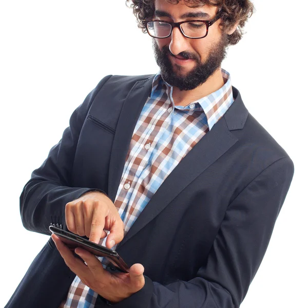 Young crazy man — Stock Photo, Image