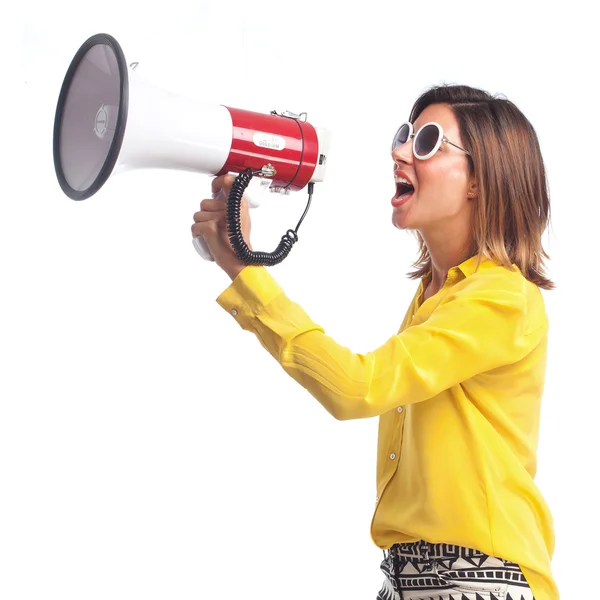 Junge coole Frau — Stockfoto