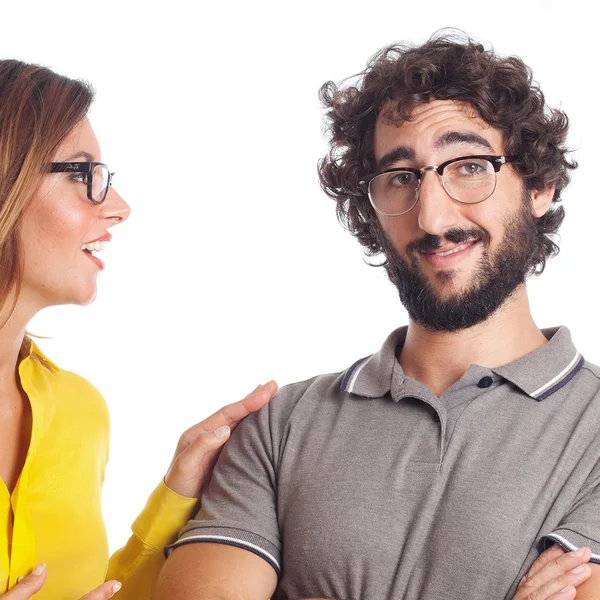 Young cool couple — Stock Photo, Image