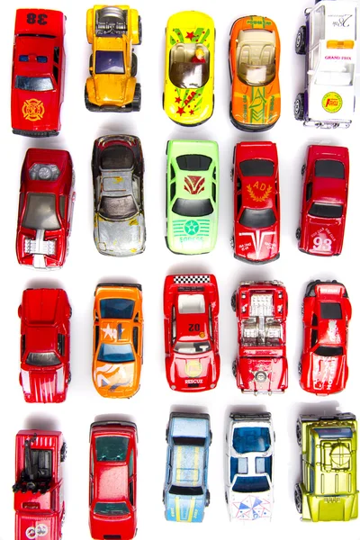 Colorful cars toys — Stock Photo, Image