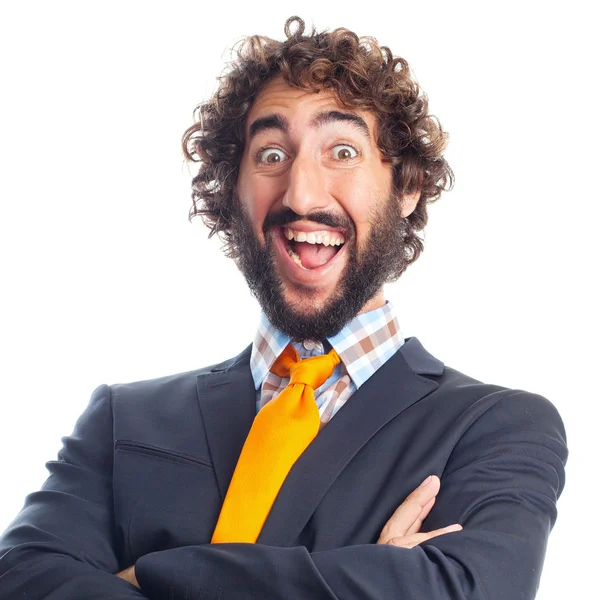 Young crazy man — Stock Photo, Image