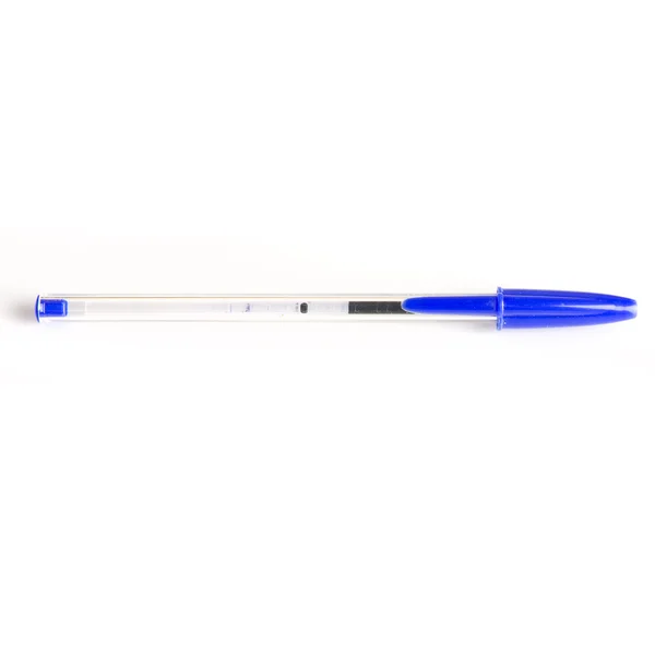 Closeup Blue pen — Stockfoto