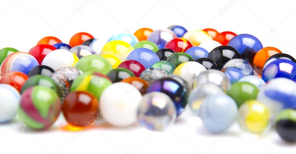 Colorful glass balls