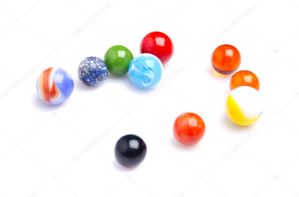 Colorful glass balls