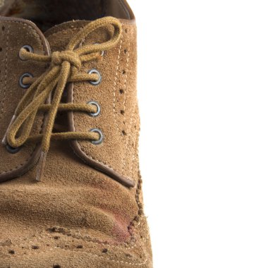 Closeup eski Ayakkabı