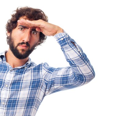 seyir ve arama genç adam