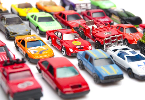 Kolorowy samochód zabawki — Zdjęcie stockowe