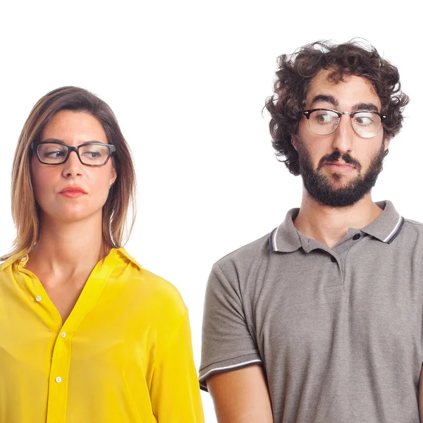 Young cool couple — Stock Photo, Image