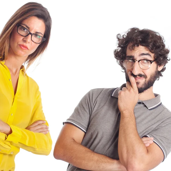 Young cool couple — Stock Photo, Image