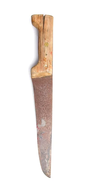 Old wooden knife — Stock Photo, Image