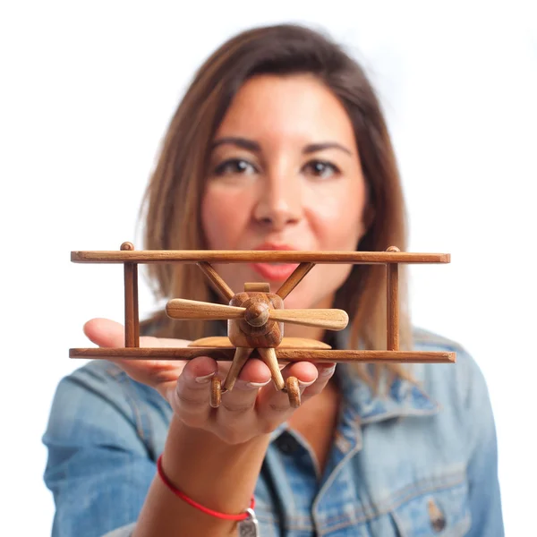 Junge coole Frau — Stockfoto