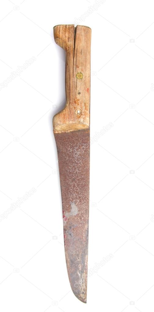 Old wooden knife