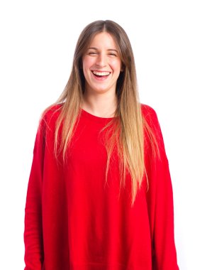 gülümseyen genç güzel kız