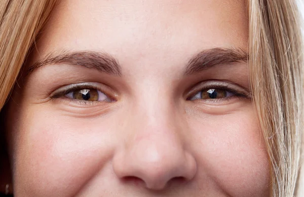 Jovem legal mulher olhos — Fotografia de Stock