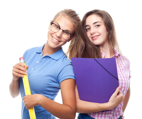 Jóvenes fresco mujeres estudiante — Foto de Stock