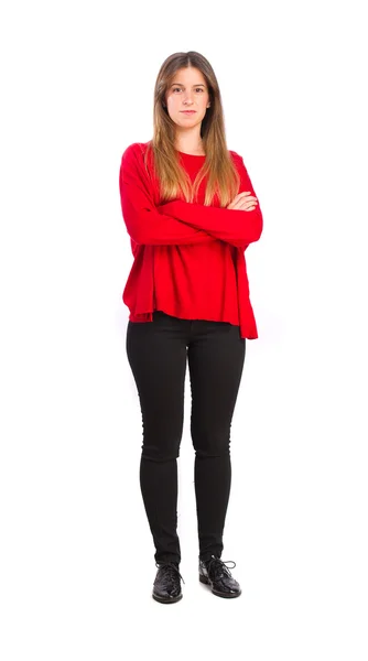 Young cool girl proud pose — Stock Photo, Image