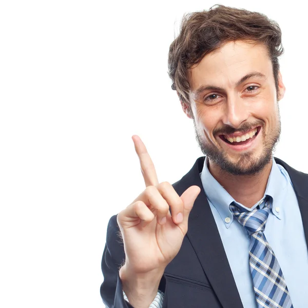 bir fikir olan genç çılgın işadamı