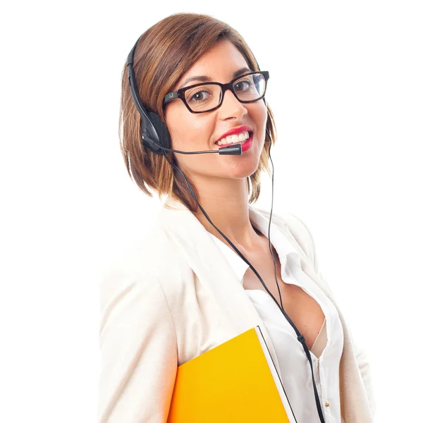 Young cool woman worker — Stock Photo, Image