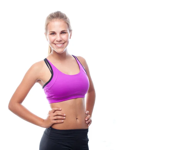 Young cool woman fitness concept — Stock Photo, Image