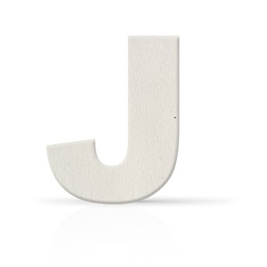 j harfi suluboya kağıdı doku