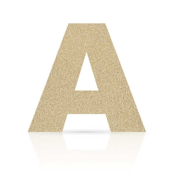 A sand letter texture — Stock Photo, Image