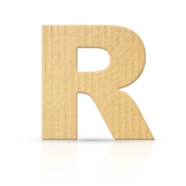R-картонная текстура — стоковое фото