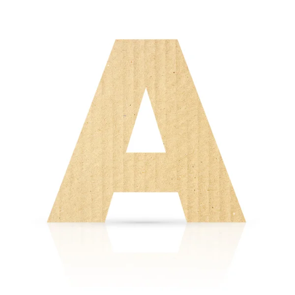 A letter cardboard texture — Stock Photo, Image