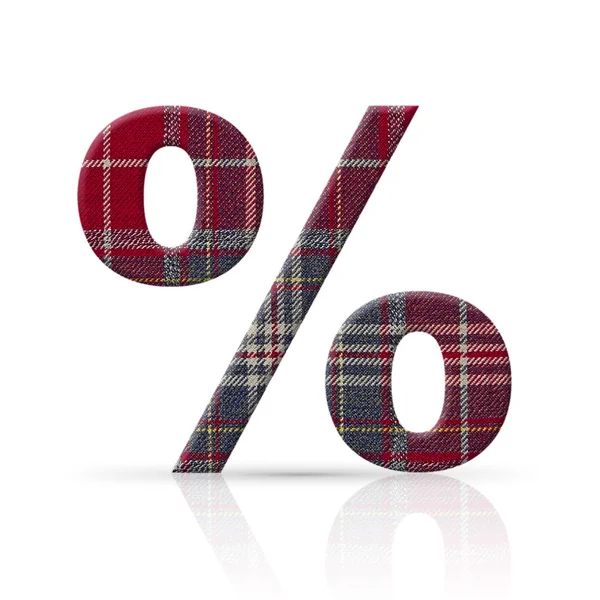 Percent symbol — Stock Photo, Image