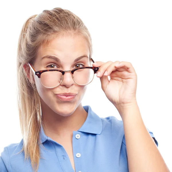 Junge coole Frau — Stockfoto