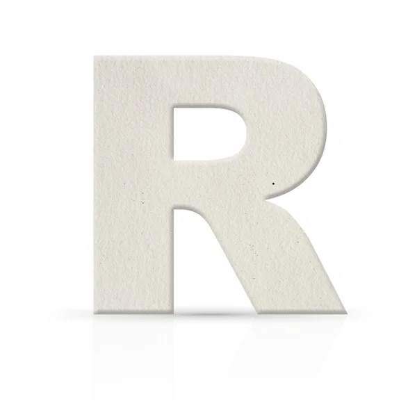 R акварельная бумага — стоковое фото