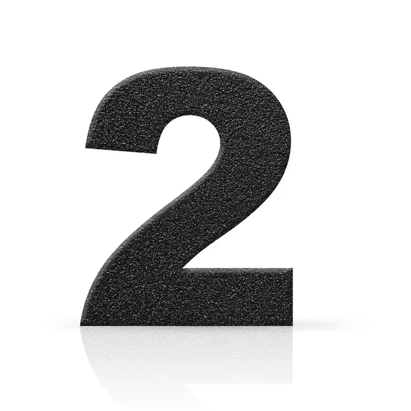 Two number asphalt texture — Stock Photo, Image