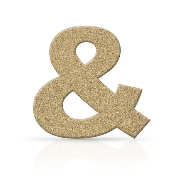 And sand letter texture — Stock Photo, Image