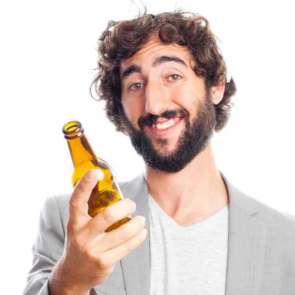 Young crazy man — Stock Photo, Image