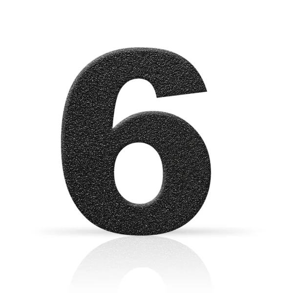 Six number aspahlt texture — Stock Photo, Image