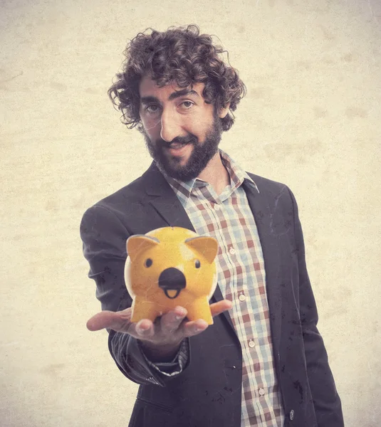 Junger verrückter Mann — Stockfoto