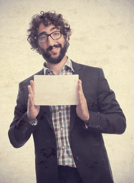 Young crazy man — Stock Photo, Image