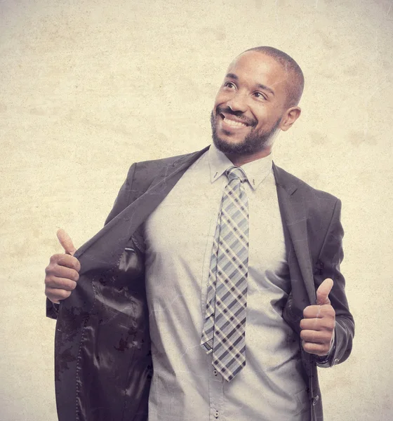 Young cool black man proud concept — Stock Photo, Image