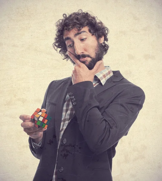 Young crazy man — Stock Photo, Image