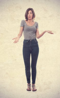 genç güzel kadın karışık