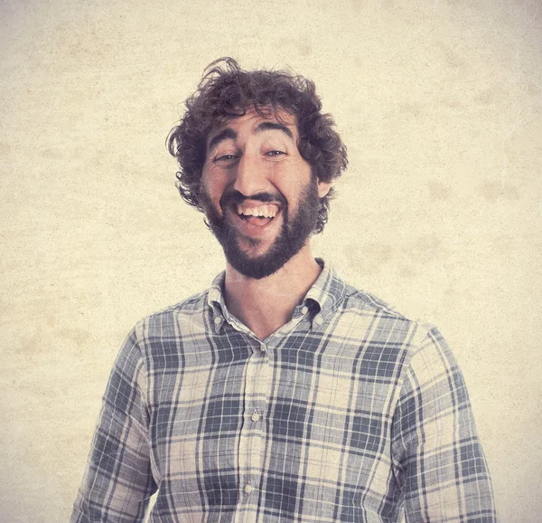 Young man laughing — Stock Photo, Image