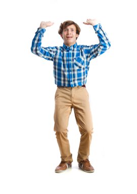 genç çocuk sizin kavramı holding